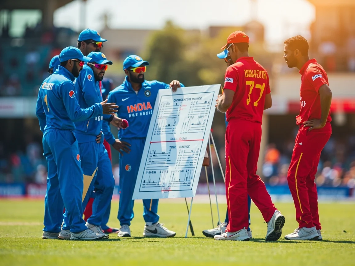 Role based Zimbabwe and India fantasy selection planning board